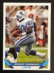 Barry Sanders - 1993 Topps Card #190 - Detroit Lions - Foto 1 di 2