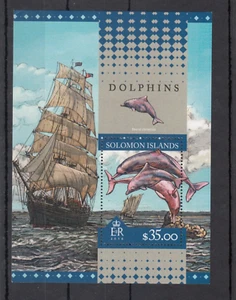Solomon Islands Stamps.Mini Sheet.Dolphins.2016.MNH. - Picture 1 of 2