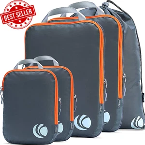 Compression Packing Cubes for Travel-Expandable Luggage Organizer Set Pack More - Picture 1 of 12