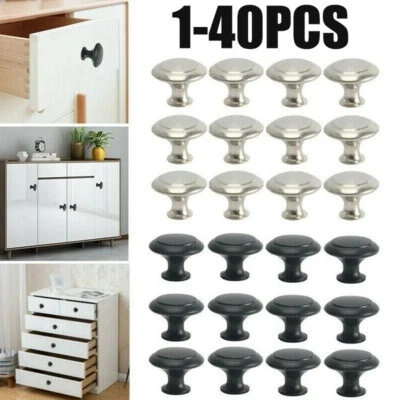 1-40Pcs Drawer Knobs Furniture Handles Cupboard Drawer Kitchen Cabinet Pulls Set - Image 1 of 4