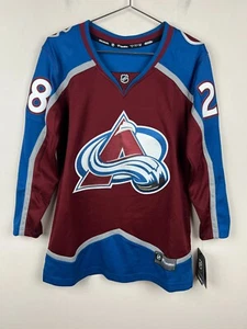 Colorado Avalanche Miles Wood #28 NHL Fanatics Breakaway Jersey Women’s Size S - Picture 1 of 9