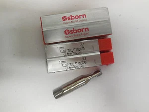 OSBORN 7mm metrisch M7 Gewindeschaft 2 Nuten Schaftfräser Schaftfräser ENGLAND - Bild 1 von 1