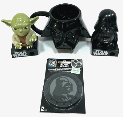 Star Wars Darth Vader Yoda Taza Regalo Escritorio R2D2 Posavasos Juguete de Peluche Copa Nueva Foto 1 de 4
