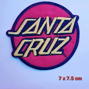 Santa cruz sports art badge clothes Embroidered Iron on Sew on Patch - Foto 1 di 1
