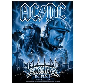 AC/DC At Allegiant Stadium w Las Vegas, NV On Apr 26 2025 Plakat koncertowy - Zdjęcie 1 z 2