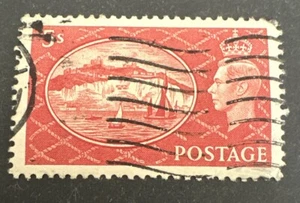 GB 1951 KGVI 5/ Red White Cliffs Of Dover FU SG510 - Picture 1 of 2