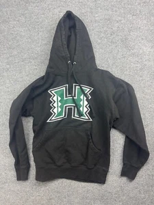 University of Hawaii Hoodie Men's Small Black Pullover College Sweatshirt NCAA - Picture 1 of 6