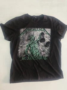 METALLICA “And Justice For All” Licensed Heavy Metal T-Shirt. Large Pre-owned - Picture 1 of 7