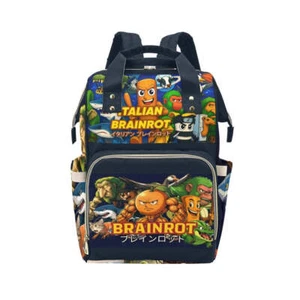 Italian Brainrot Tralalelo Chimpanzini Backpack - Picture 1 of 6