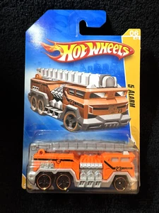 Hot Wheels 5 Alarm 06/42 Fire Truck Orange '09 New Models - Treasure Hunt! - Picture 1 of 3