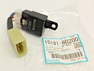 1518160200 Safety Relay Fits Kubota "GL4500S / 5500S / 6500S" Series Generator - Image 1 of 4