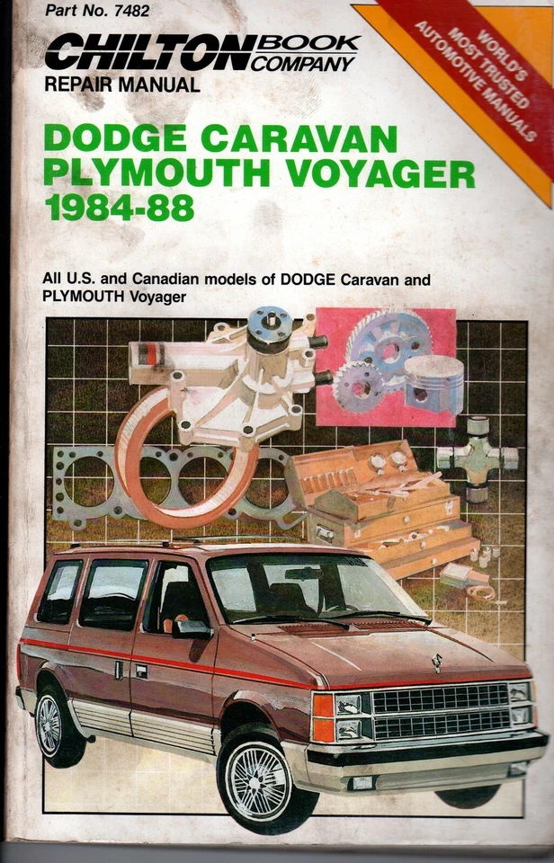Guía de reparación y puesta a punto de Chilton 1984-88 Dodge Caravan Plymouth Voyager #7482 Foto 1 de 1