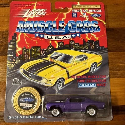 1970 Chevelle SS Johnny Lightning Authentic Muscle Cars USA #03855 Series 11 — 第 1/4 张图片