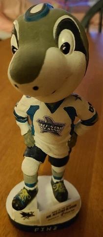 BOBBLEHEAD FINZ THE MASCOT SGA WORCESTER SHARKS AHL ALL-STAR GAME 2009 SAN JOSE Cover
