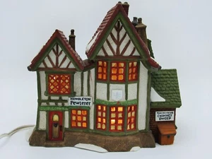 Dept 56 Dickens Village Hembleton Pewter 5800-9 8.5"x7"x7" 1992 Lighted - Picture 1 of 11