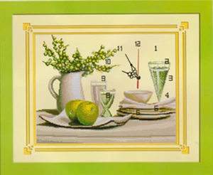 "Afternoon Tea" 11CT Clock cross stitch kits -56cm*46cm- - Picture 1 of 1