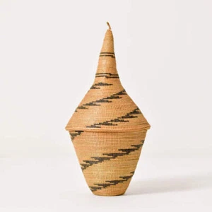 Cesta Tutsi con Tapa Ruanda - Imagen 1 de 8