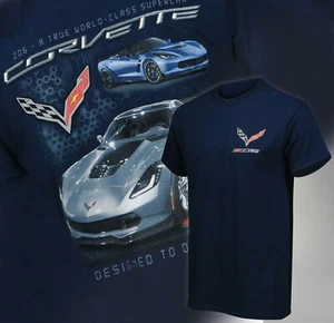 2015-2019 Corvette C7 Z06 A World Class Supercar Designed to Dominate T-Shirt - Picture 1 of 5