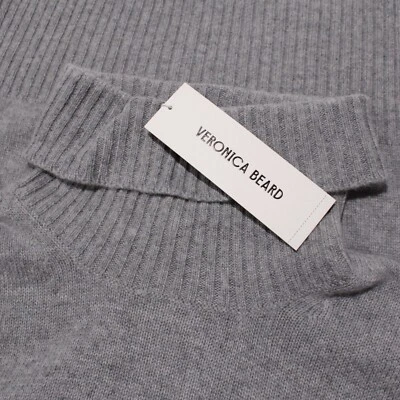 Veronica Beard NWT Mazzy Sleeveless Cashmere Shell Sweater Size L Heather Gray - Image 1 of 4