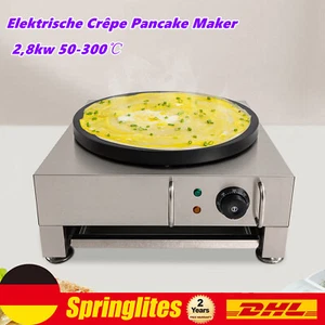 Elektrische Crepes Maker Crepeseisen Crepesplatte Crepesgerät Creperie Gastro - Bild 1 von 24
