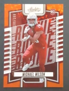 MICHAEL WILSON RC 2023 Panini Absolute - #132 Rookie SP/299 Cardinals.  B2E - Imagen 1 de 3