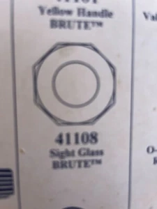 YELLOW JACKET BRUTE REPLACEMENT SIGHT GLASS 41108 NEW - Picture 1 of 3