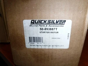 Mercury OEM outbaord starter motor # 893887T - Picture 1 of 2