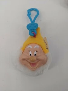 McDonald's Happy Meal Disney Snow White And Seven Dwarfs Happy Plush Keychain - Picture 1 of 5