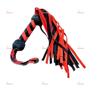 Complete Suede Leather Flogger Whip Bondage Spanking  Paddle Fetish Adult Punish - Picture 1 of 6