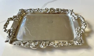 Mariposa Rectangle Handled Tray Seaside Motifs ~ Lobster Crab Starfish Seashell - Picture 1 of 8