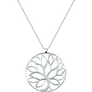 COLLANA DONNA MORELLATO LOTO,GRANDE PENDENTE CON CRISTALLI,CATENINA 80Cm,SATD03 - Foto 1 di 5