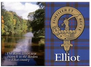 Kühlschrankmagnet Elliot Scottish Clan Metallic Souvenir Bild schottisches Geschenk - Bild 1 von 2