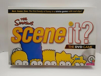 The Simpsons - Scene it? The Trivia DVD Game *NIB/SEALED* Mattel - Image 1 of 4