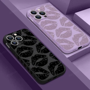 Custodia telefono silicone Kiss per iPhone 16 15 14 Pro Max 13 12 1 antiurto cover - Foto 1 di 20