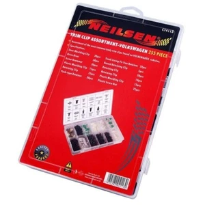 Volkswagon 255pc Trim Clips Assortment Fit Retainer Panel Bumper Body Fastener - Picture 1 of 3