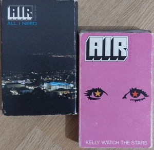 2 x AIR FRENCH BAND Cassette SINGLES: KELLY WATCH THE STARS & ALL I NEED - Picture 1 of 3