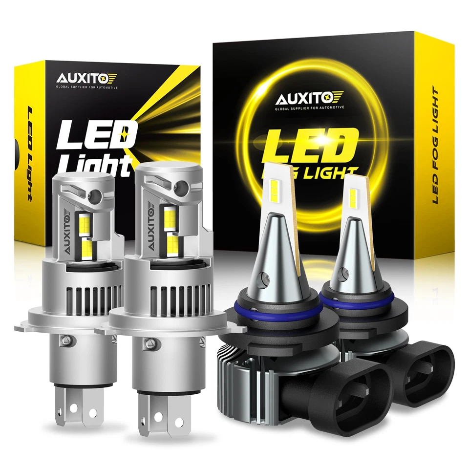 Faro LED H4/9003 haz alto + bombilla antiniebla 9006 para Pontiac Vibe 2003-2008 Foto 1 de 4