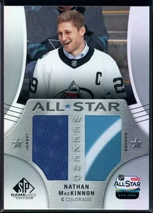 2019-20 SP Game Used All Star Weekend Banner Jersey #AWNM Nathan MacKinnon - Picture 1 of 2