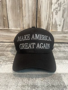 Make America Great Again Black And Gray Hat Never Surrender Hook And Loop New - Picture 1 of 6
