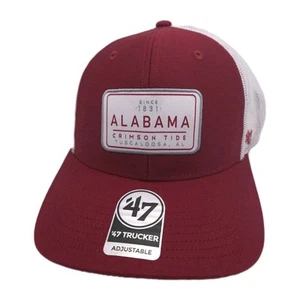 '47 Brand Alabama Crimson Tide Convoy Trucker Hat Cap Men's Adjustable Snapback - Picture 1 of 6