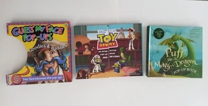 Set of 3 pop up books Guess My Face, Toy Story, Puff the Magic Dragon - Picture 1 of 16