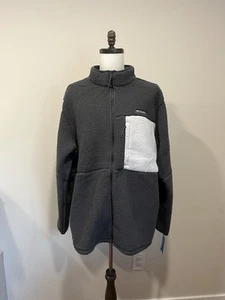 Columbia Men's Mountainside Heavyweight Fleece Grey Men’s Size 2XT - Picture 1 of 6
