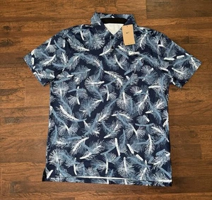 NIKE Dri-Fit Tour Golf Polo Shirt Abstract Pine Tree FQ0402-429 Mens Size Large - Picture 1 of 6