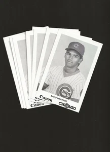 LOTE DE 10 TARJETAS POSTALES CANON 1987 DAVID MARTINEZ CHICAGO CUBS RARAS - Imagen 1 de 1