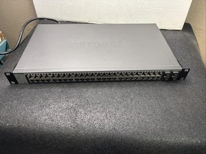 Netgear ProSafe GS748T V5 48-Port Gigabit Ethernet Smart Switch w/ Rack Ears - Picture 1 of 7