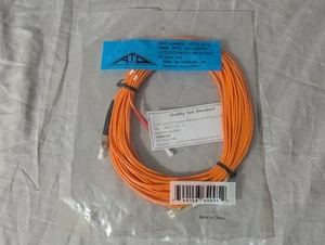 Allen Tel – GBLCT-D2-10 – 10M LC/ST Glasfaserkabel – Duplex Multimode 32,8 Fuß - Bild 1 von 5