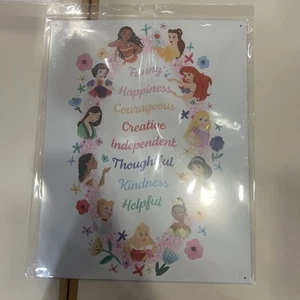 Disney Princesses Classic Movie Little Mermaid Licensed Wall Decor Metal Sign - Picture 1 of 3