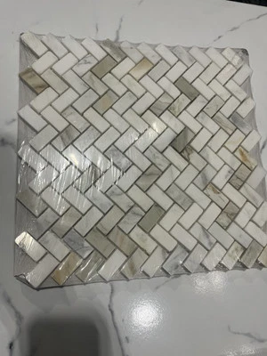 American Olean Genuine Stone Calacatta Gold 12”x12” Honed Natural Stone COMBINED - Image 1 of 4