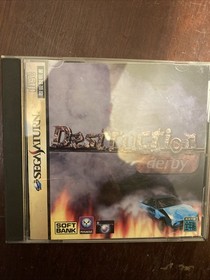 Sega Saturn Destruction Derby Japan Ver Case Only