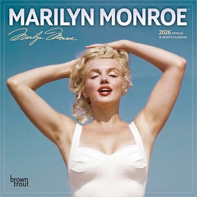 BROWNTROUT PUBLISHERS Marilyn Monroe Calendar 2026 | Mini 18cm x 18cm | 100% Plastic Free